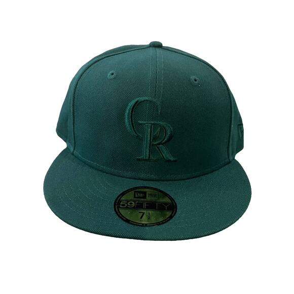 New Era Other - New era Colorado Rockies Green Tonal Fitted hat 7 1/2